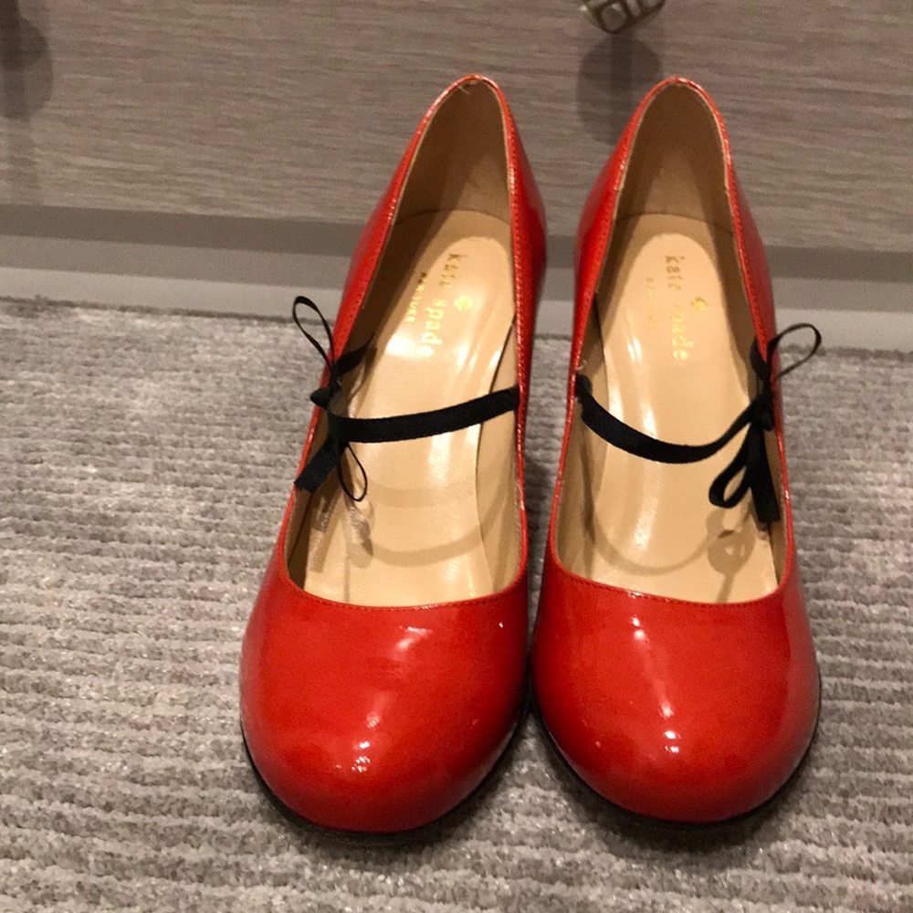 Kate Spade red pumps